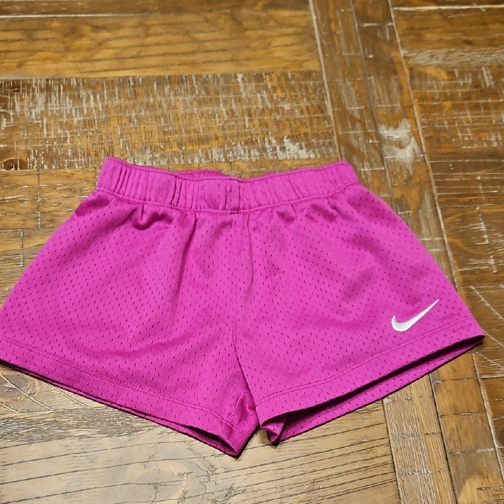 Nike Kids Magenta Shorts Good Condition. Size 6x